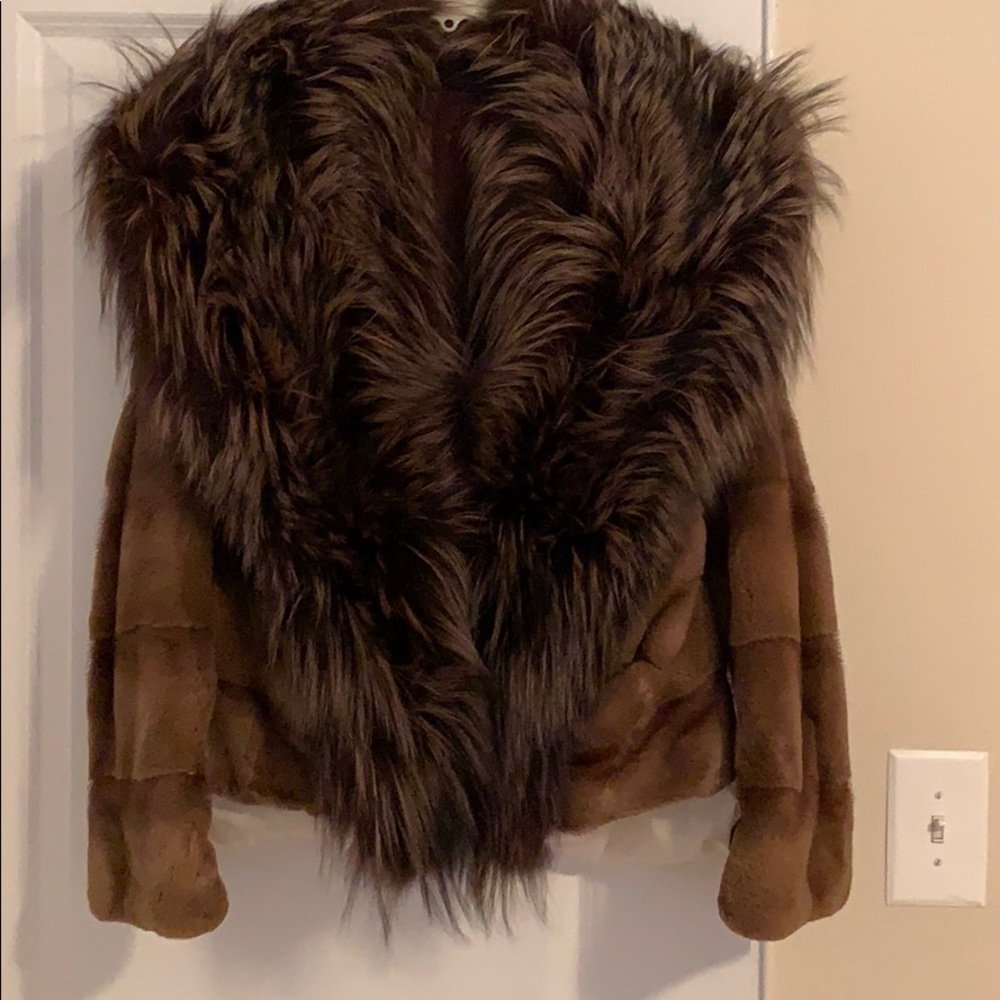Mink fur coat 100% authentic